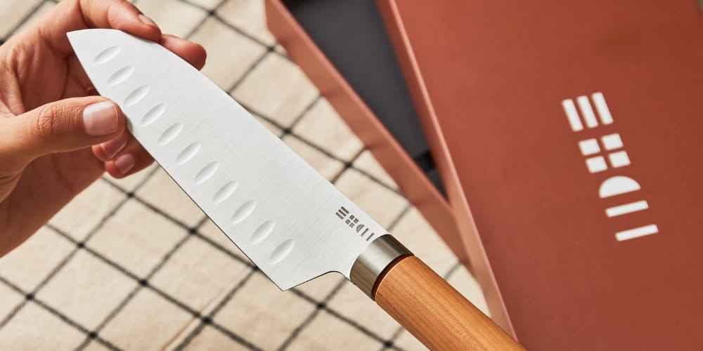 Couteau Santok ETCH en coffret élégant à offrir en cadeau pour mariage