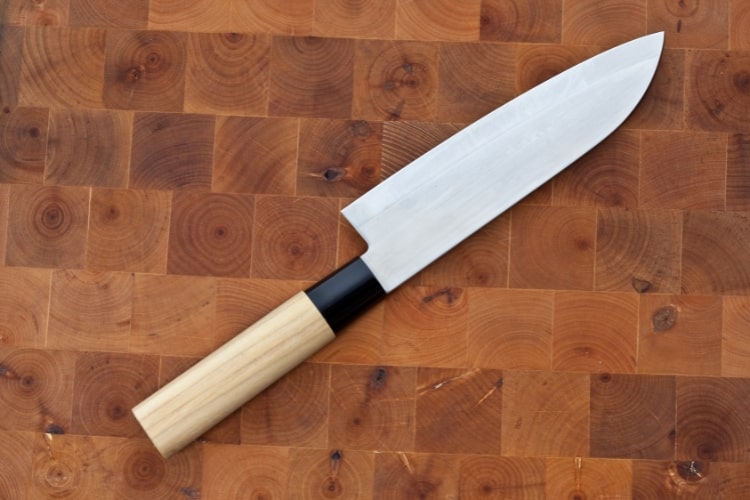 Les différentes parties d'un couteau de cuisine