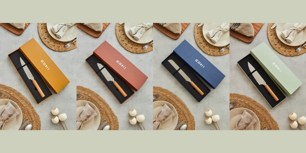 Beaux couteaux de cuisine ETCH fabriqués à Thiers