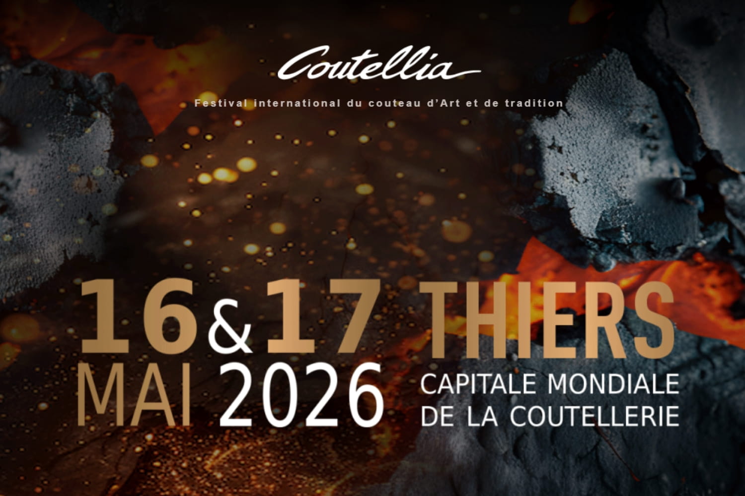 Coutellia 2026 : Salon du couteau à Thiers les 17 et 18 mai