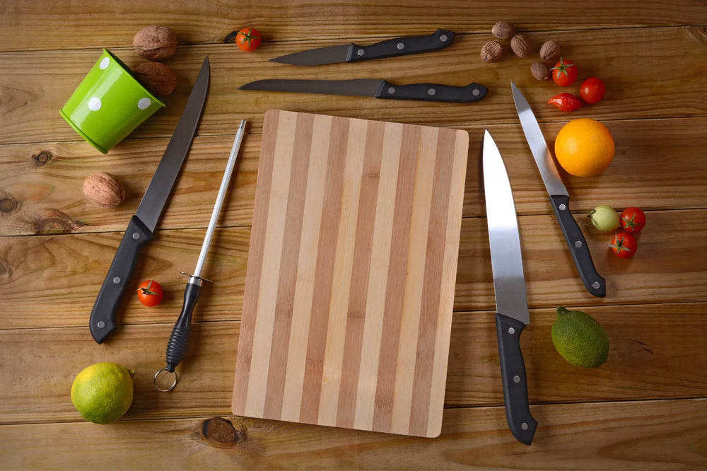 The different types of kitchen knives