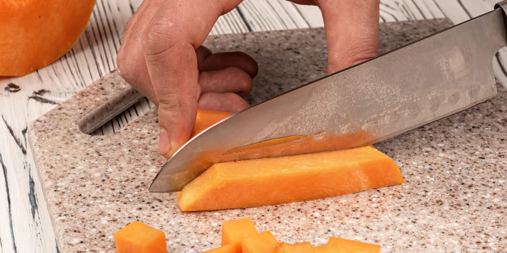 Quel couteau pour couper un potimarron