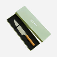 Couteau Éminceur 20cm Nitrox® & Merisier Artisanat de Thiers