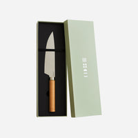 Couteau Éminceur 20cm Nitrox® & Merisier Artisanat de Thiers