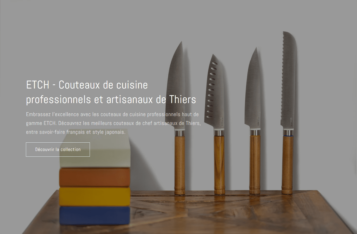 Couteaux de cuisine professionnels haut de gamme